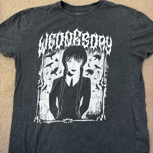 Wednesday Black Short Sleeve Tee